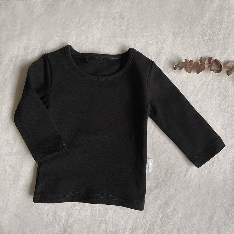 Cotton Long Sleeve T-shirts Newborns 3-24M