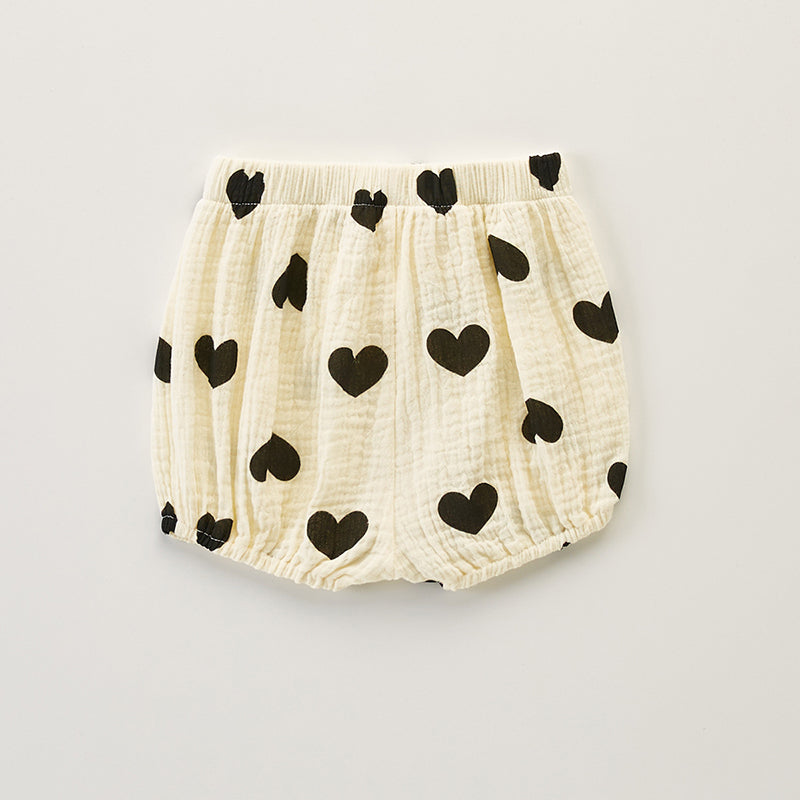 Cotton Floral Print Shorts for Toddler Girls Fashion
