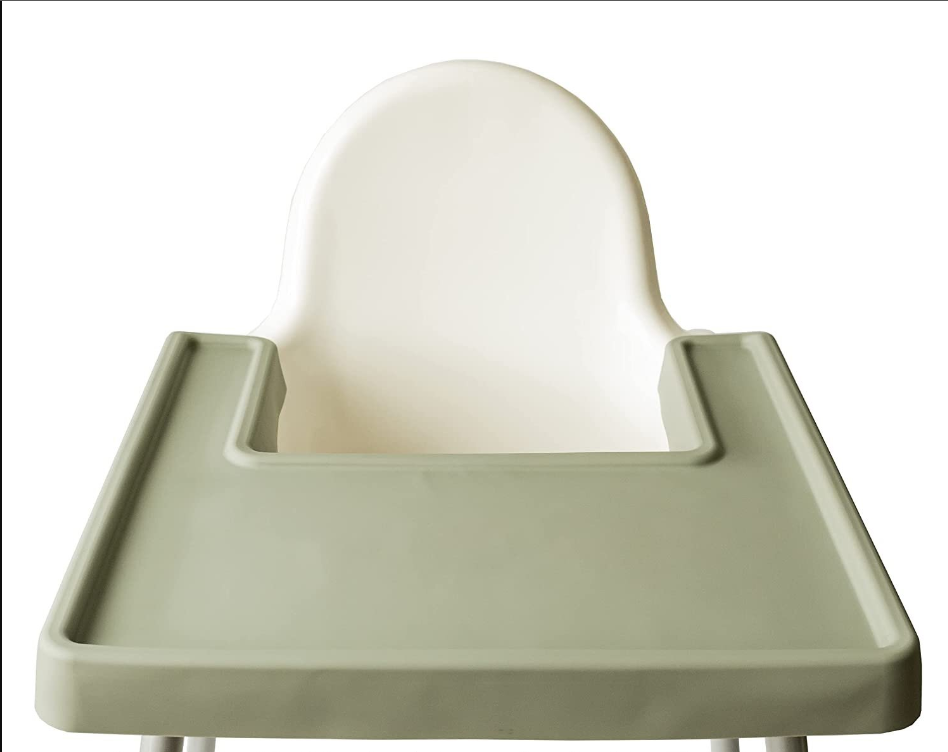 Children's High Chair with Waterproof Silicone Mat
