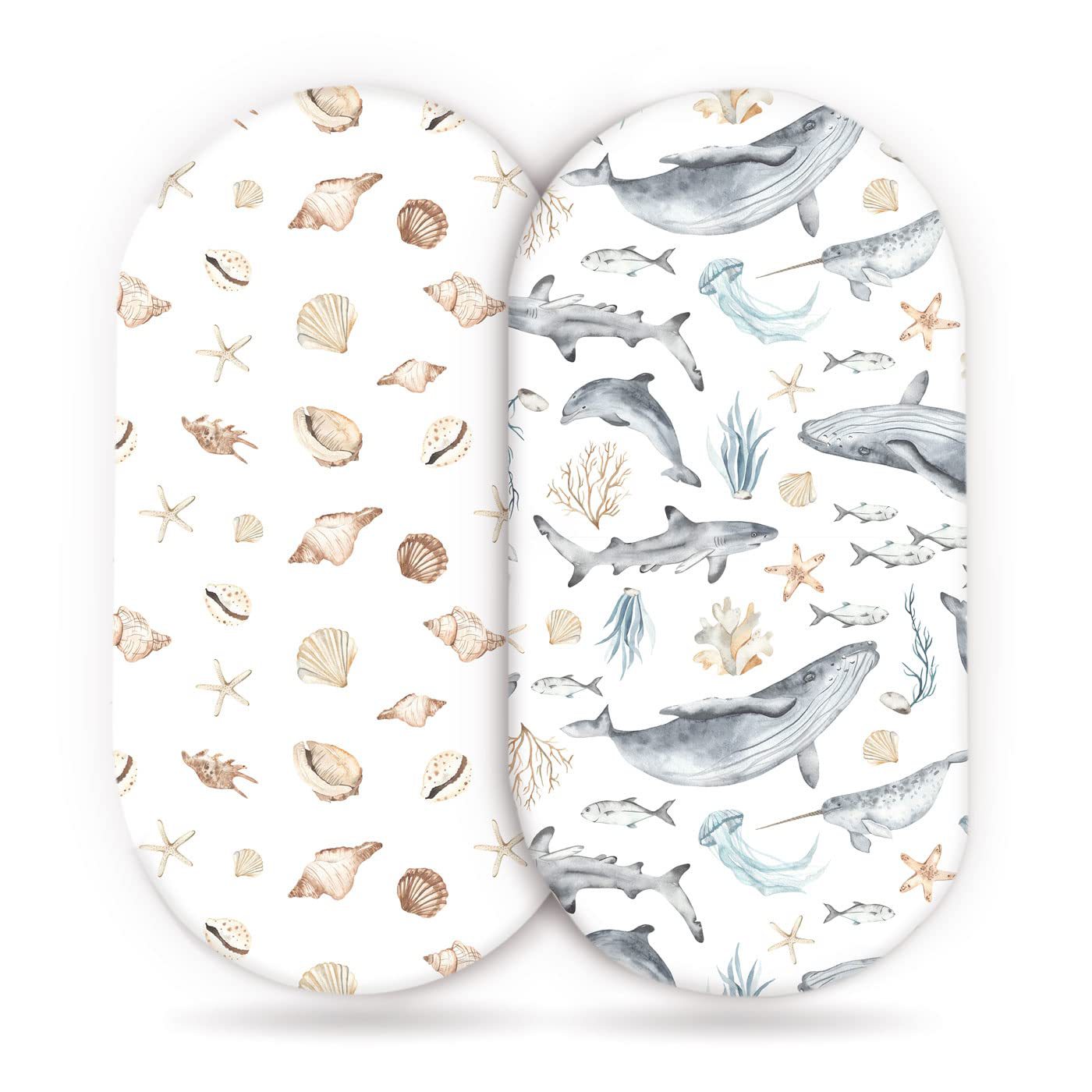 Elastic Printed Fitted Sheet for Baby Cradle & Changing Table