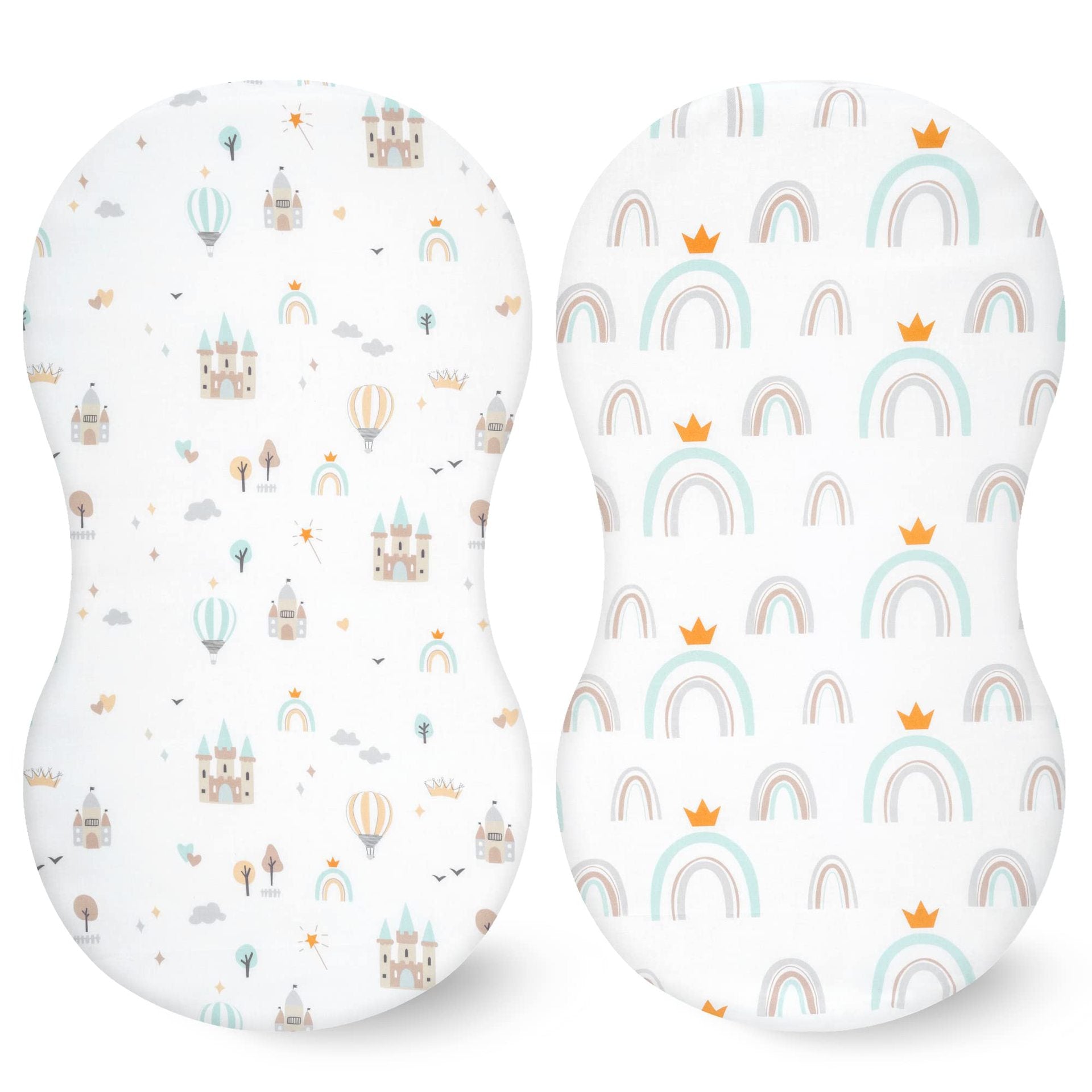 Elastic Printed Fitted Sheet for Baby Cradle & Changing Table