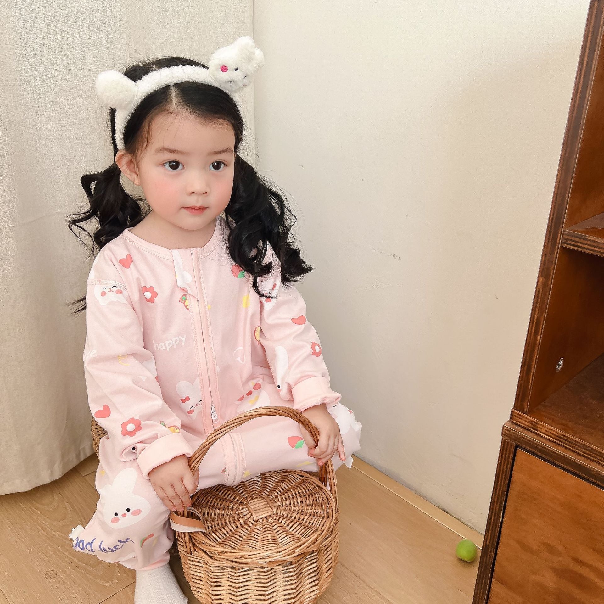 Cotton Sleeping Bag for Kids - Long Sleeve & Split Legs