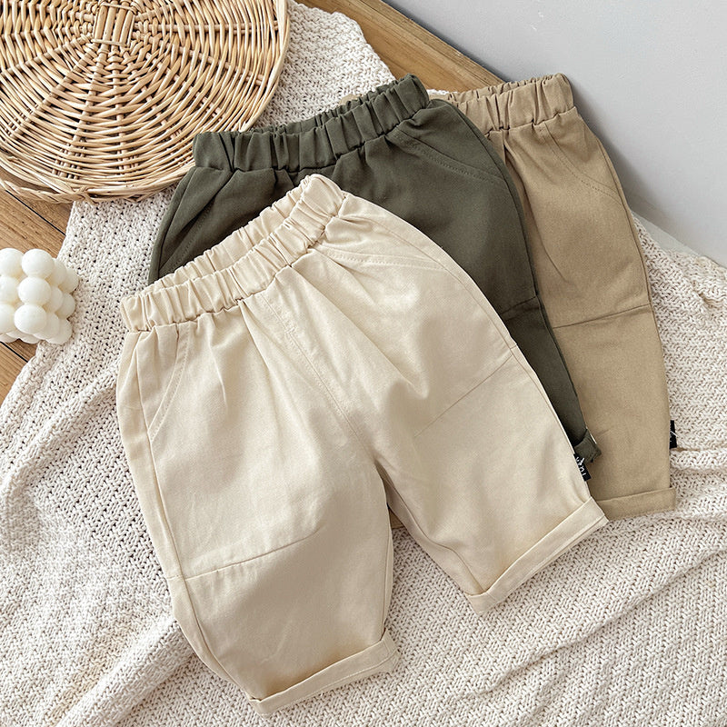 Cotton (Elastic) Waist Pants for Infants/Toddlers