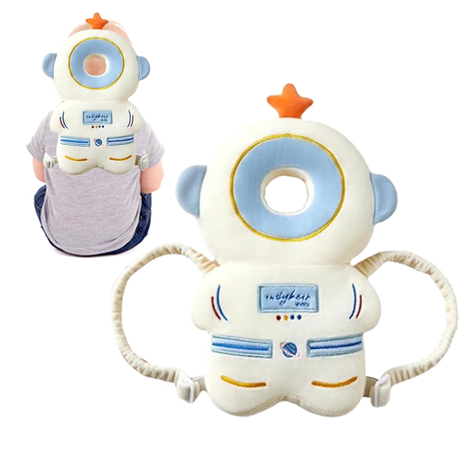 Head Protection Backpack for 5-24 Months (Blue Astronaut)