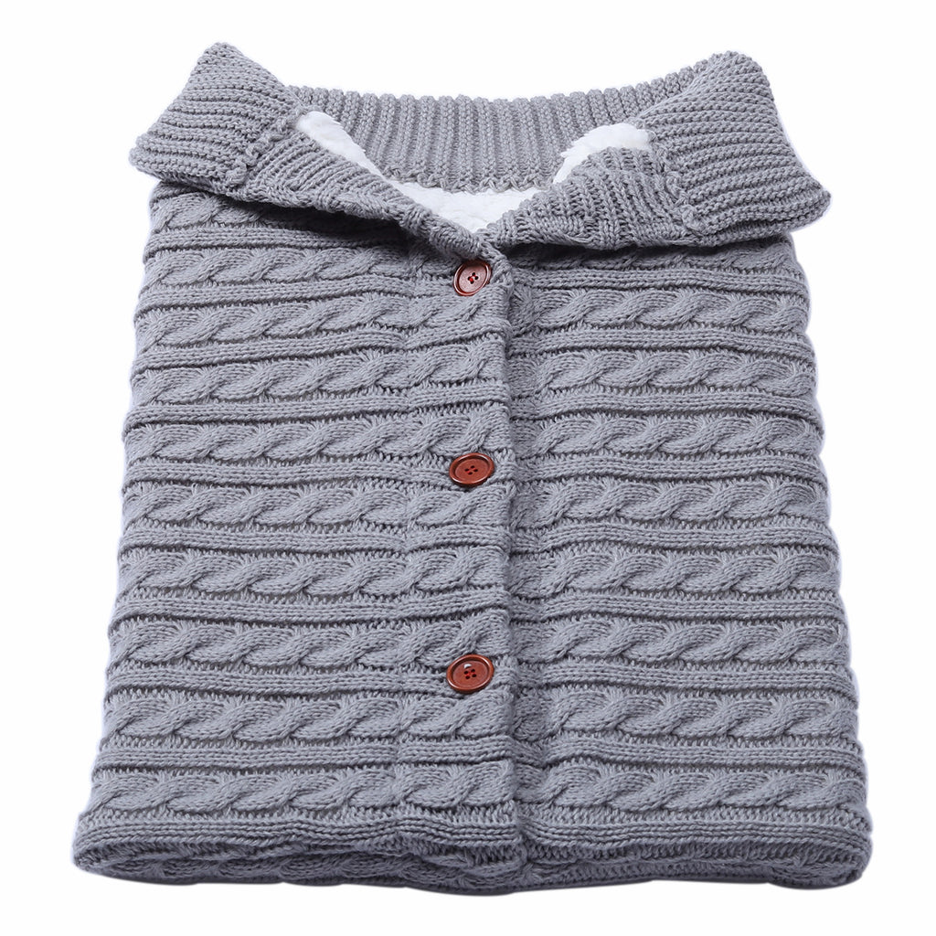 Thick Knit Baby Stroller Sleeping Bag for Autumn/Winter