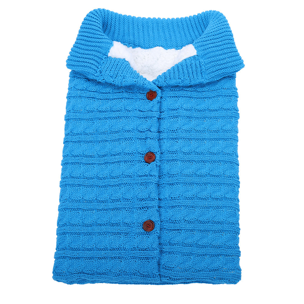 Thick Knit Baby Stroller Sleeping Bag for Autumn/Winter
