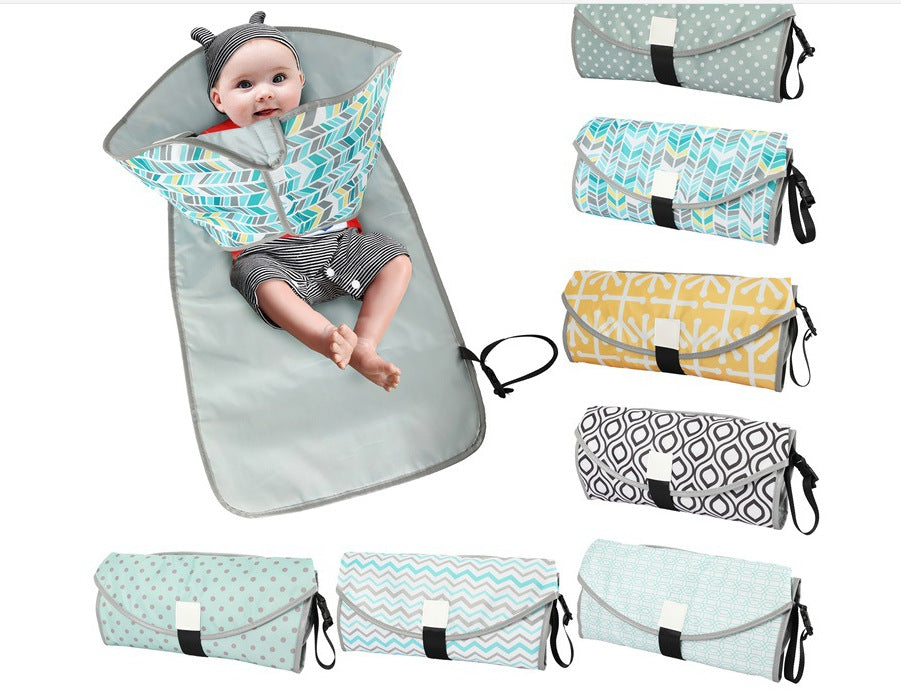 Portable Waterproof Diaper Changing Pad - 7 Colors Available